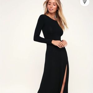 Long sleeve maxi dress